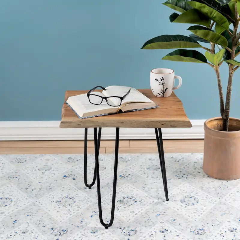 Metal and Timber Stool