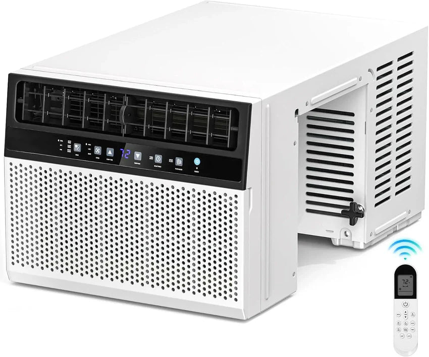 Antarctic Star 12,000 BTU U-Shaped Window Air Conditioner Unit Cools up to 550 Sq.Ft. with 6 Modes 24H Timer, Ultra Quiet Window AC Units