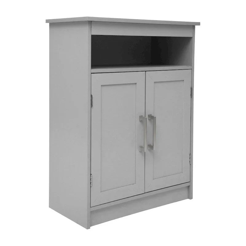 Magnetic Closure Floor Cabinet Organizer with Shelves