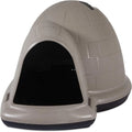 Petmate Indigo Dog House (Igloo Dog House, Made in USA with 90% Recycled Materials, All Weather Protection Pet Shelter) for XL Dogs  90 to 125 pounds, Made in USA