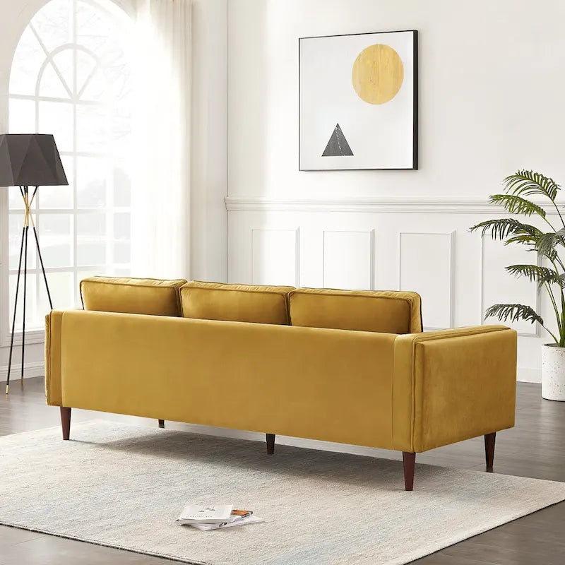 Lavinia Mid-Century Modern Sofa for Living Room - Dimensions: 33 x 88 x 34 inches
