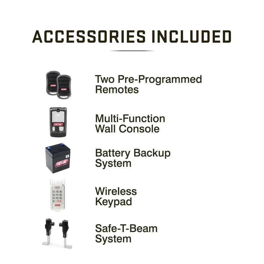 Chain Drive 750 3/4 HPc Garage Door Opener w/Battery Backup - Heavy Duty.