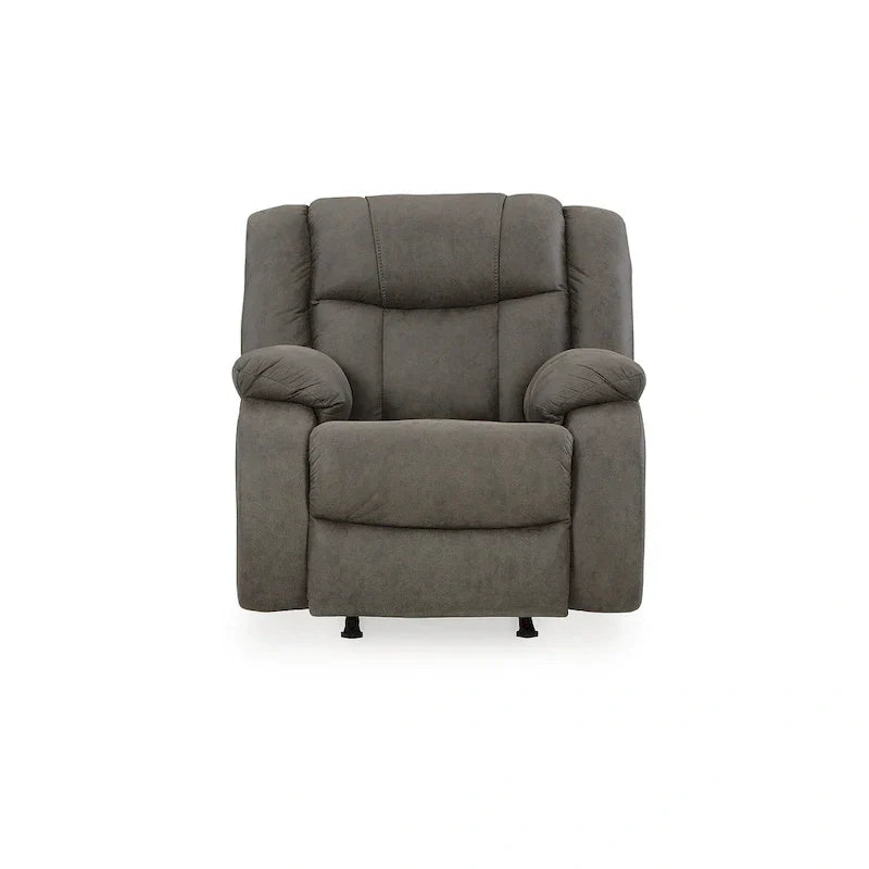 Signature Design by Ashley First Base Gray 3-Piece Upholstery Set - Dimensions: 86W x 40D x 41H