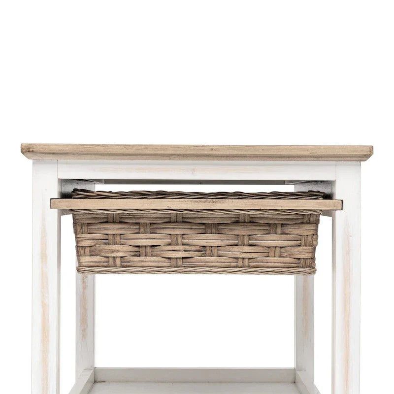 Island Breeze Single-Basket Side Table