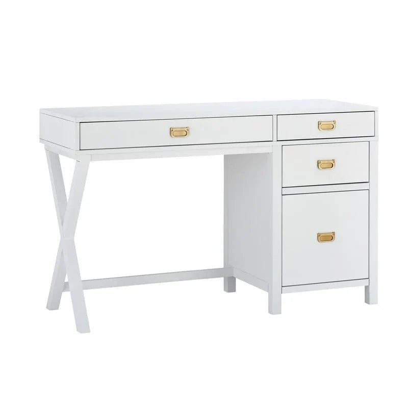 Linon Poppy Side Storage Writing Desk