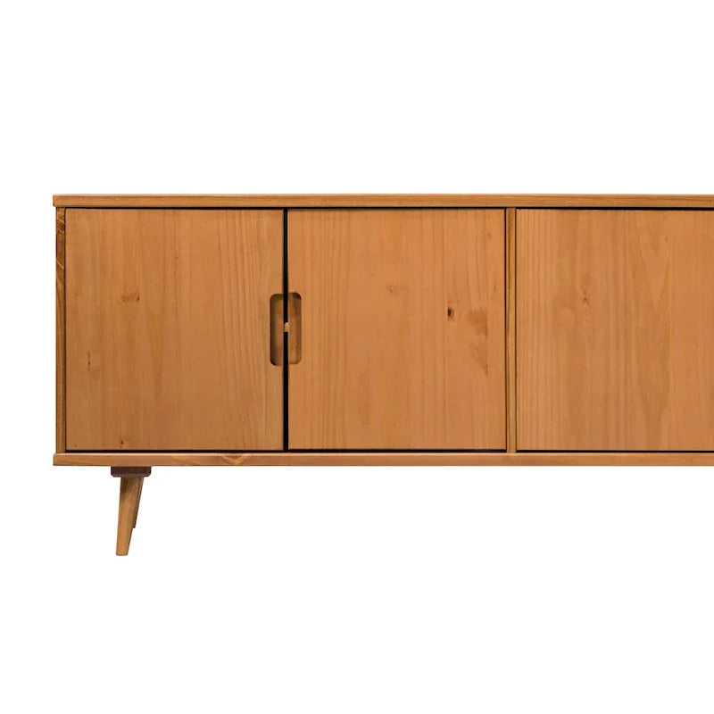 Mid-Century Modern Solid Wood TV Console by Middlebrook