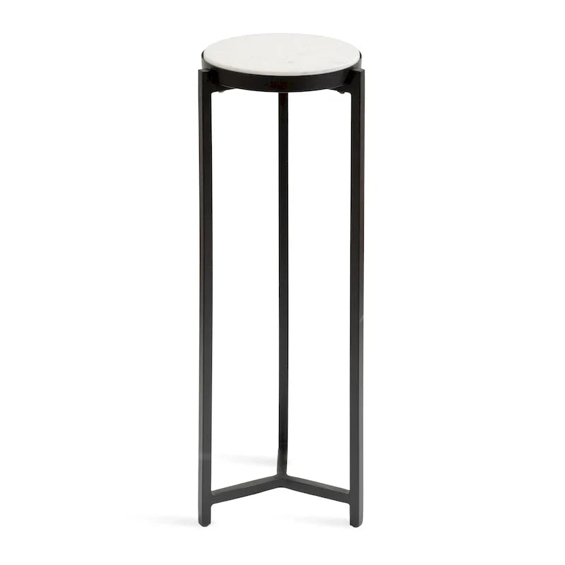Kate and Laurel Aguilar Glamorous Drink Table - 9x9x23 Inches