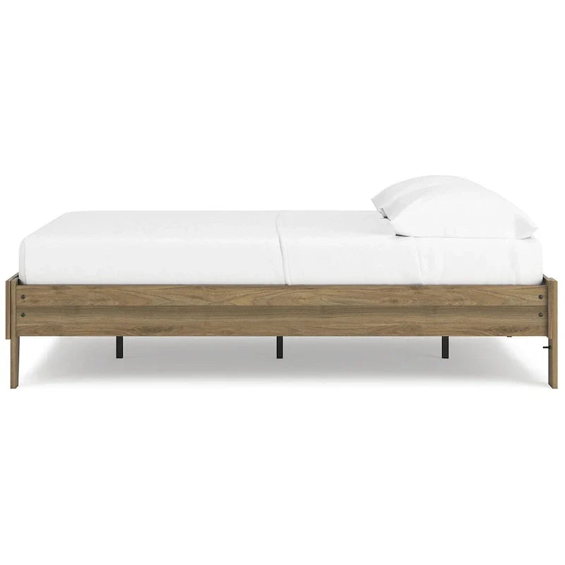 Signature Design by Ashley Deanlow Honey Wood Platform Bed