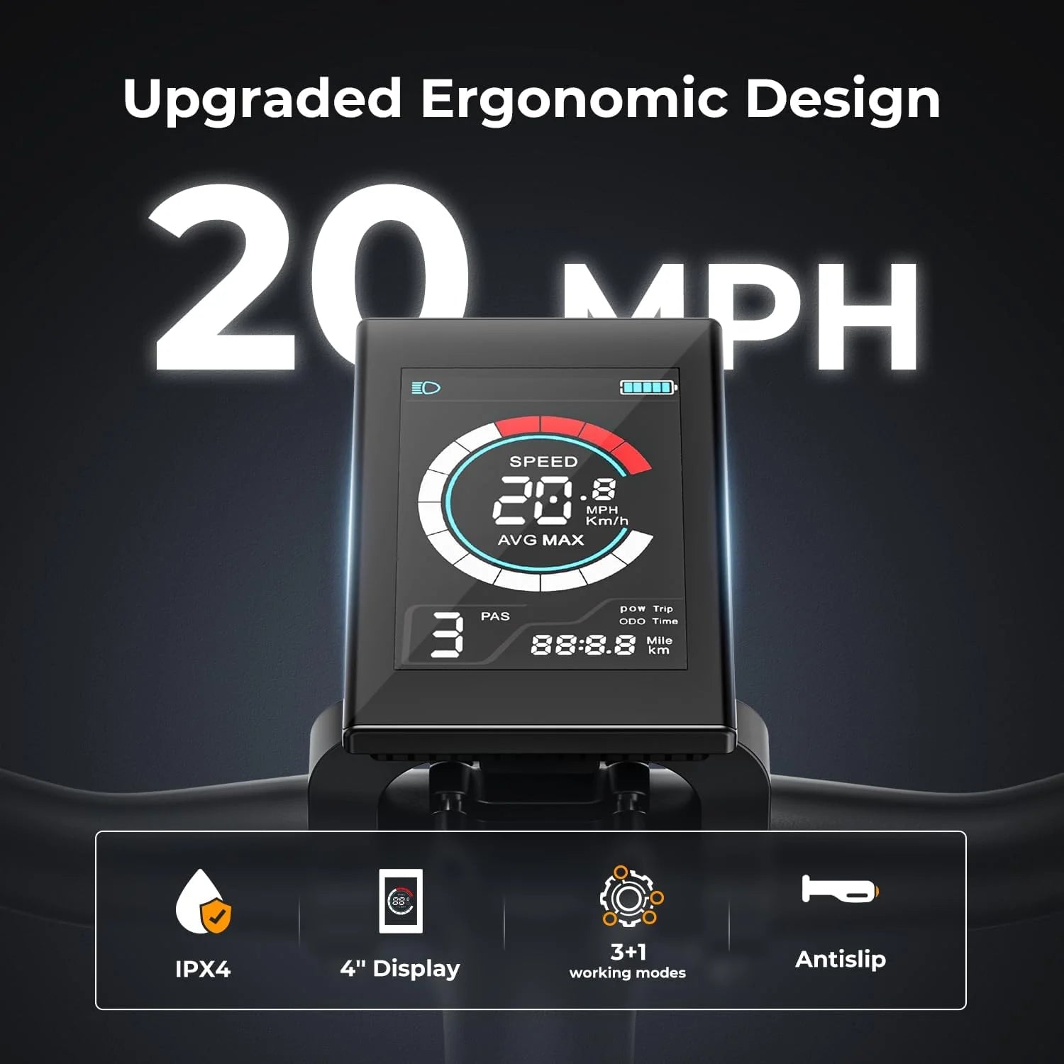 Eb5 Electric Bike 500W Motor 40Miles 20Mph