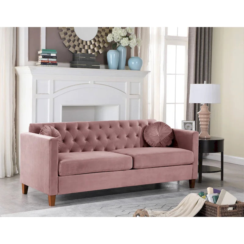 Lory Kitts Timeless Velvet Chesterfield Sofa