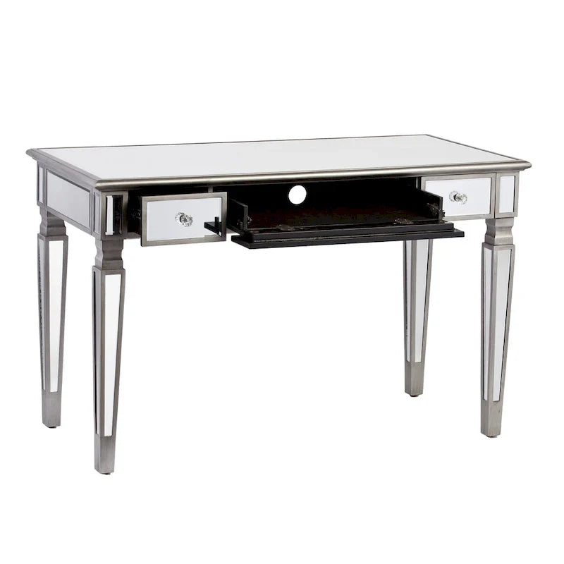 SEI Furniture Wheaton Glamorous Mirror Writing Desk