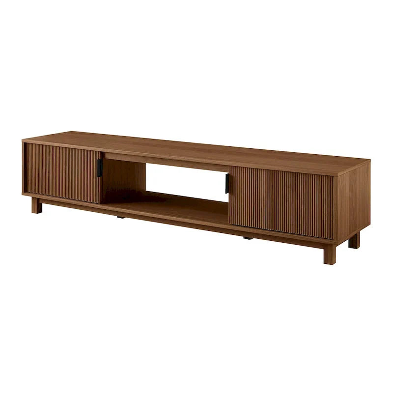 Middlebrook Designs Contemporary 70-Inch TV Stand with Fluted Doors