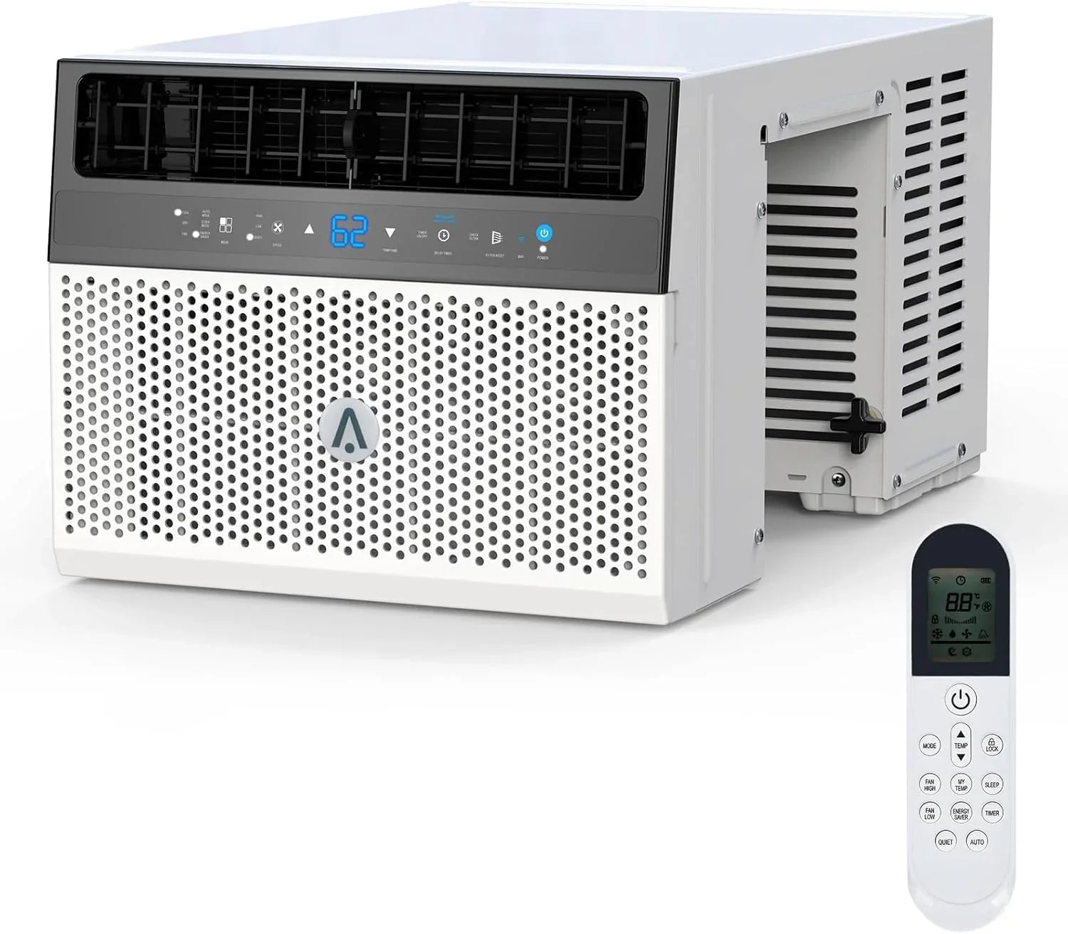 8000 BTU Window Air Conditioner with WiFi, Window AC Unit 110-115V Cools Up to 350 Sq. Ft