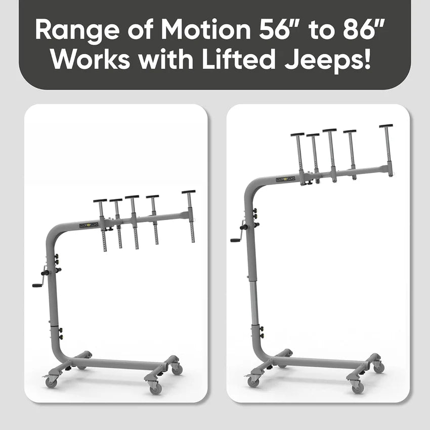 Hard Top Remover Lift for Jeep Wrangler, One-Person System