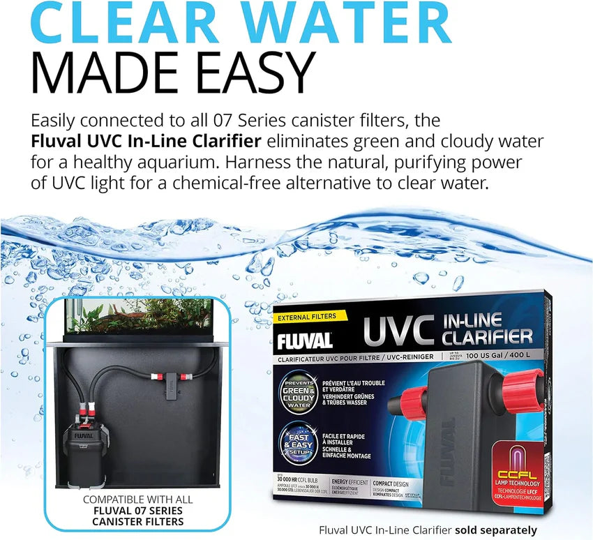 407 Perfomance Canister Filter - for Aquariums Up to 100 Gallons - Aquarium Canister Filter