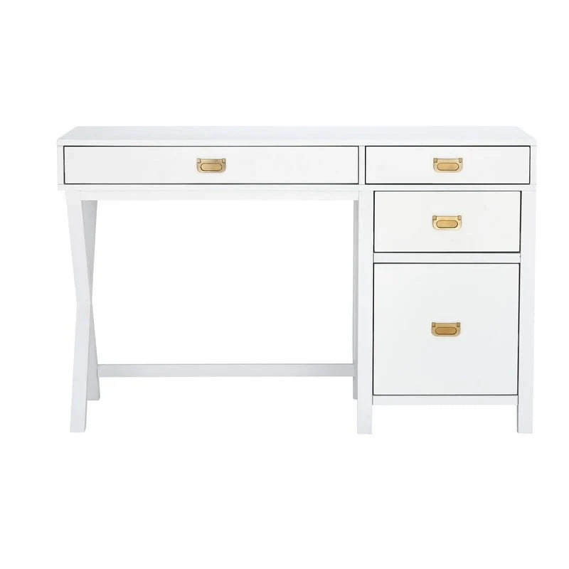 Linon Poppy Side Storage Writing Desk