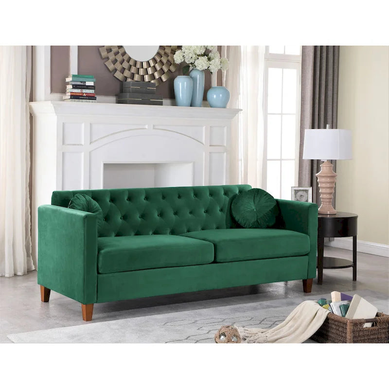 Lory Kitts Timeless Velvet Chesterfield Sofa