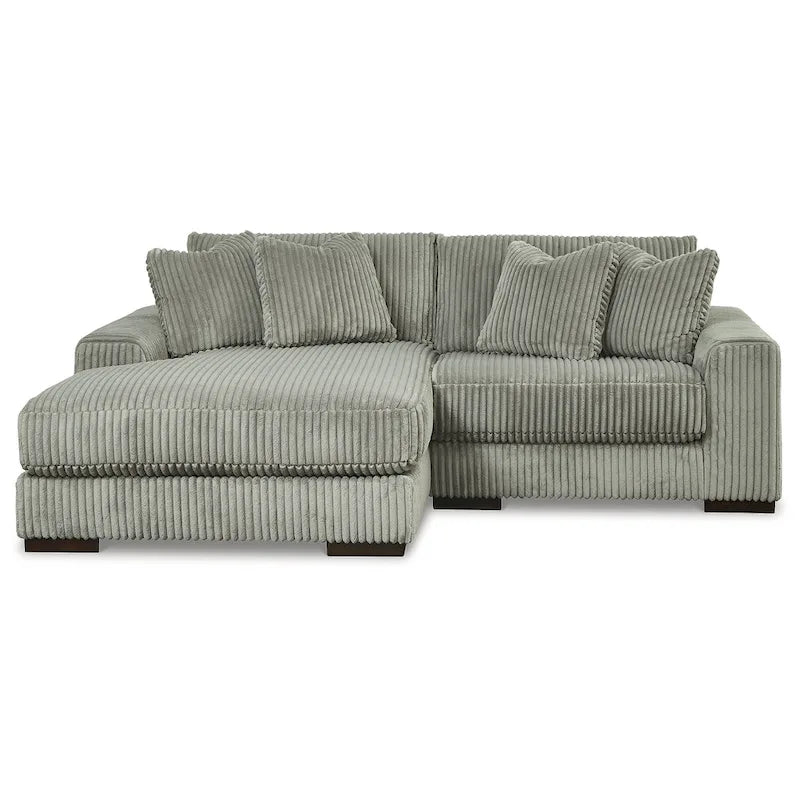 Signature Design by Ashley Lindyn 2-Piece Sectional Sofa with Chaise - Dimensions: 102W x 70D x 38H