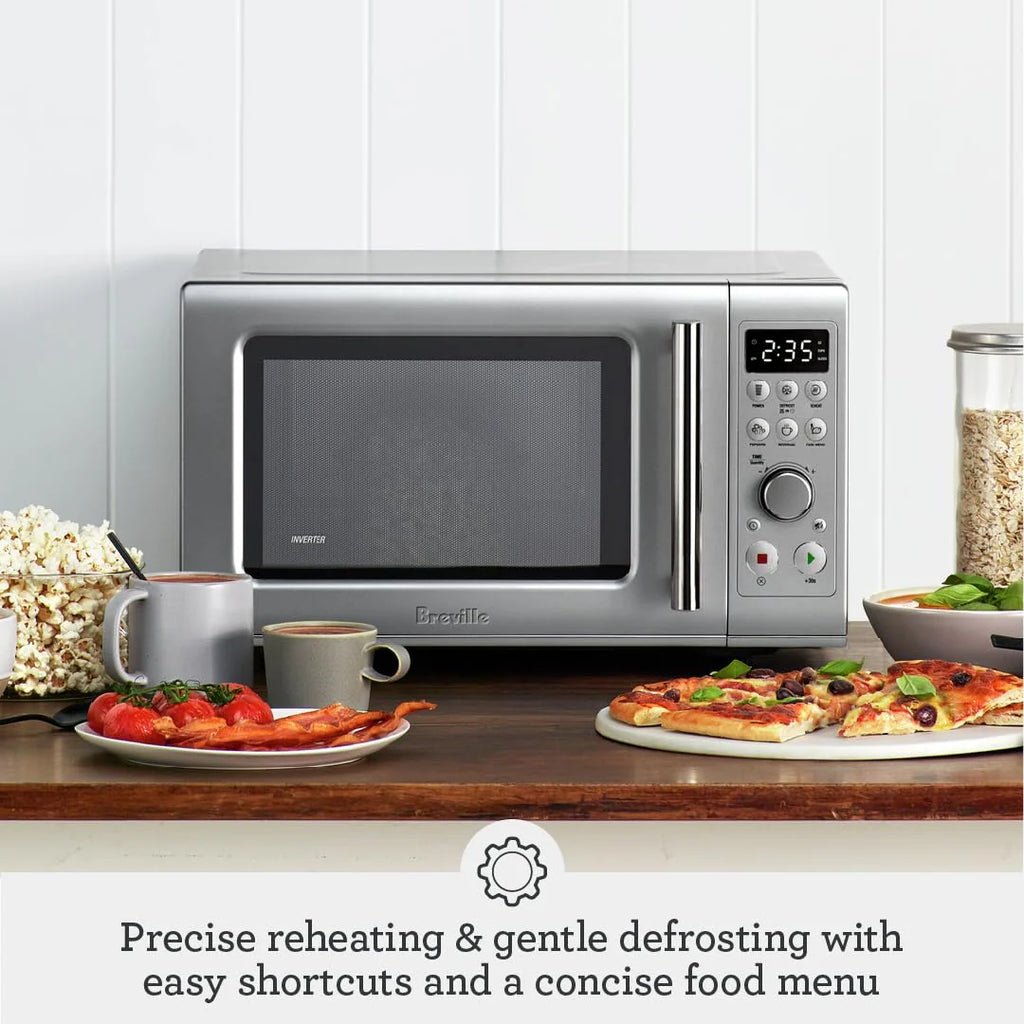 Breville BMO650SIL1BUC1 Compact Countertop Microwave