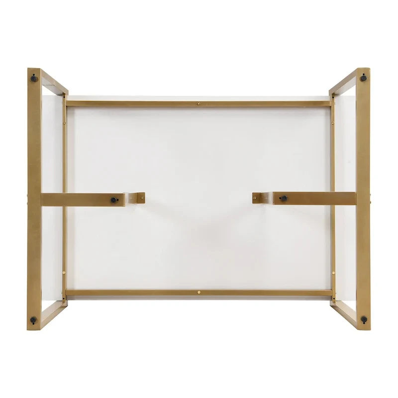 GDFStudio Carter Contemporary Rectangular Dining Set with Faux Marble Table and Six Upholstered Chairs