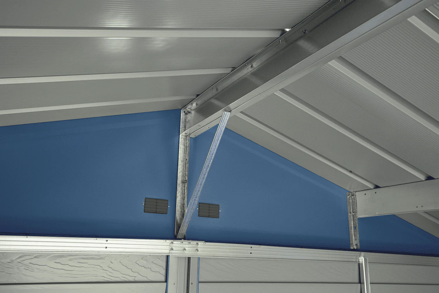 2025 Select Steel Storage Shed, 10x14, Blue Grey