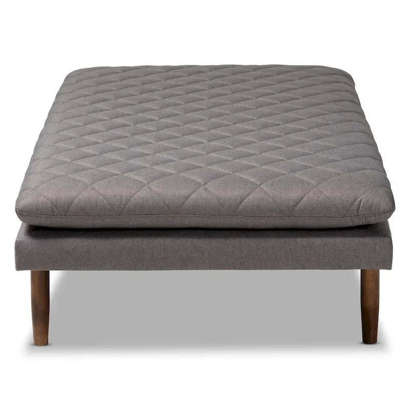 Marit Upholstered Wood Daybed in Mid-Century Modern Style