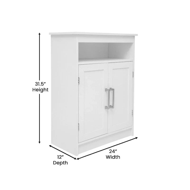 Magnetic Closure Floor Cabinet Organizer with Shelves