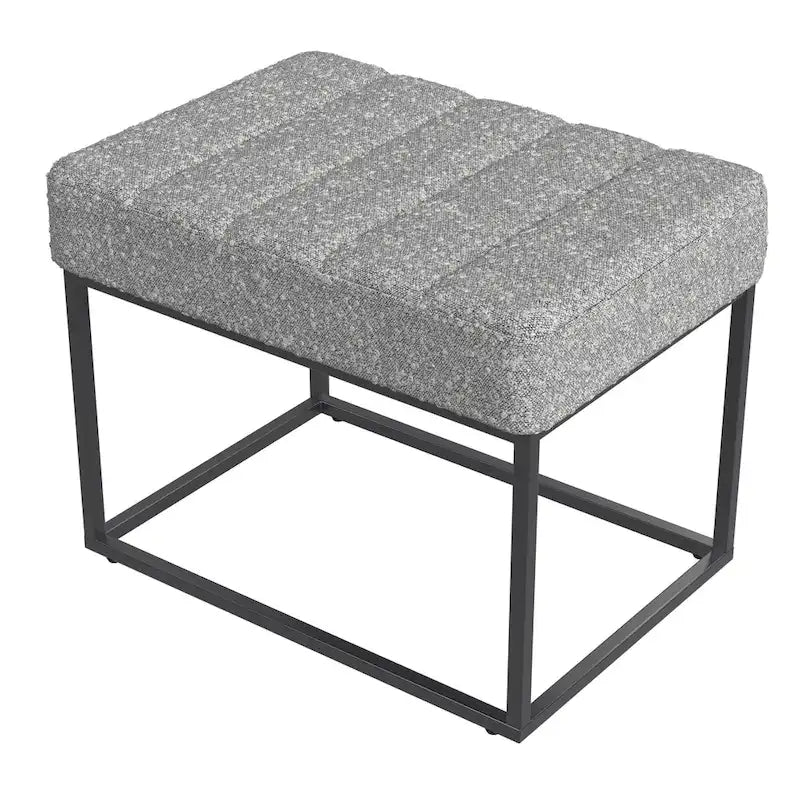 HomePop Theodore Upholstered Ottoman