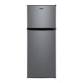 4.6. Cu ft Two Door Mini Refrigerator with Freezer, Stainless Steel