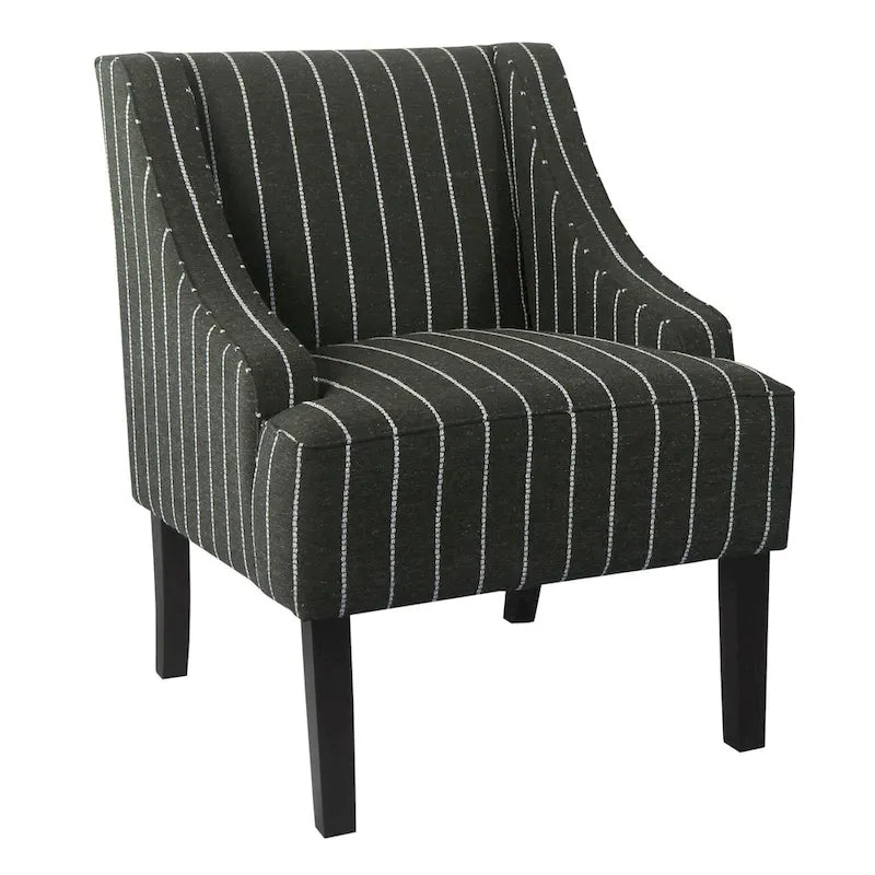 HomePop Classic Swoop Arm Accent Chair" can be rewritten as "HomePop Elegant Swoop Arm Accent Chair.