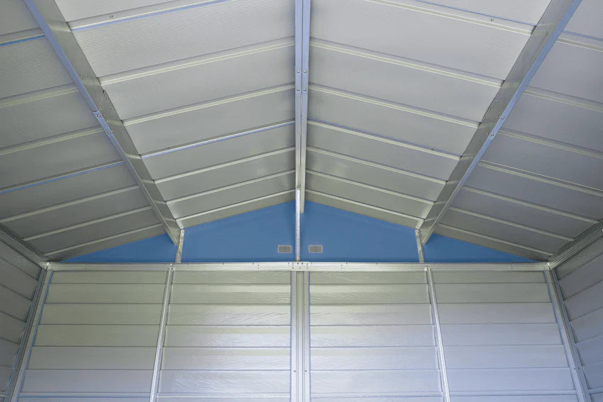 2025 Select Steel Storage Shed, 10x14, Blue Grey
