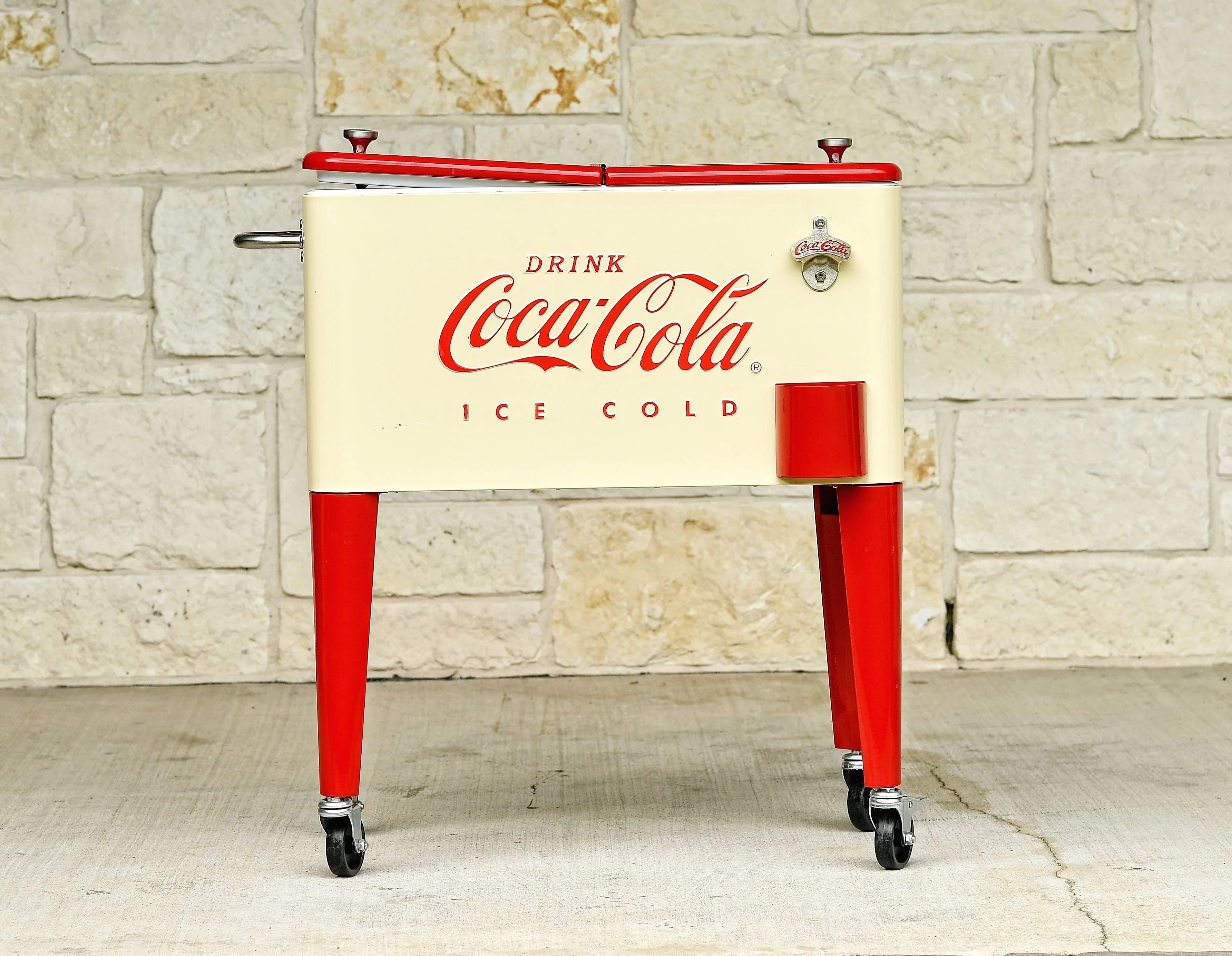 Leigh Country Licensed Coca-Cola Series CP 98111 Metal 60 Qt Outdoor Patio Cooler