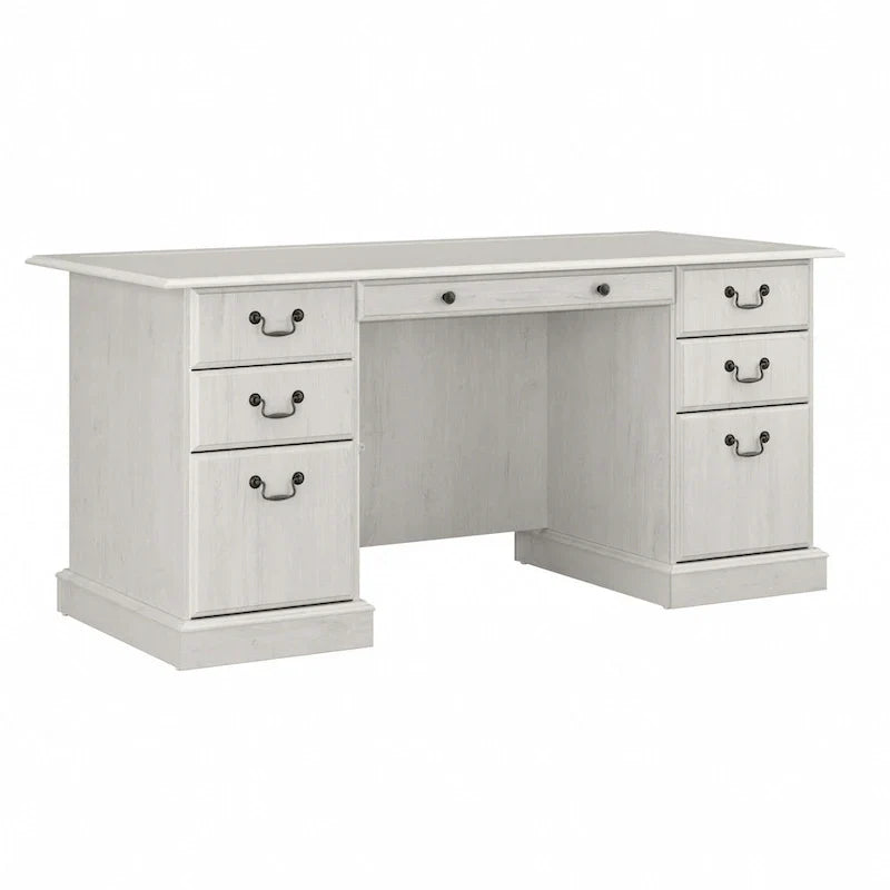 Saratoga Executive Desk with Drawers and Storage by Bush Furniture