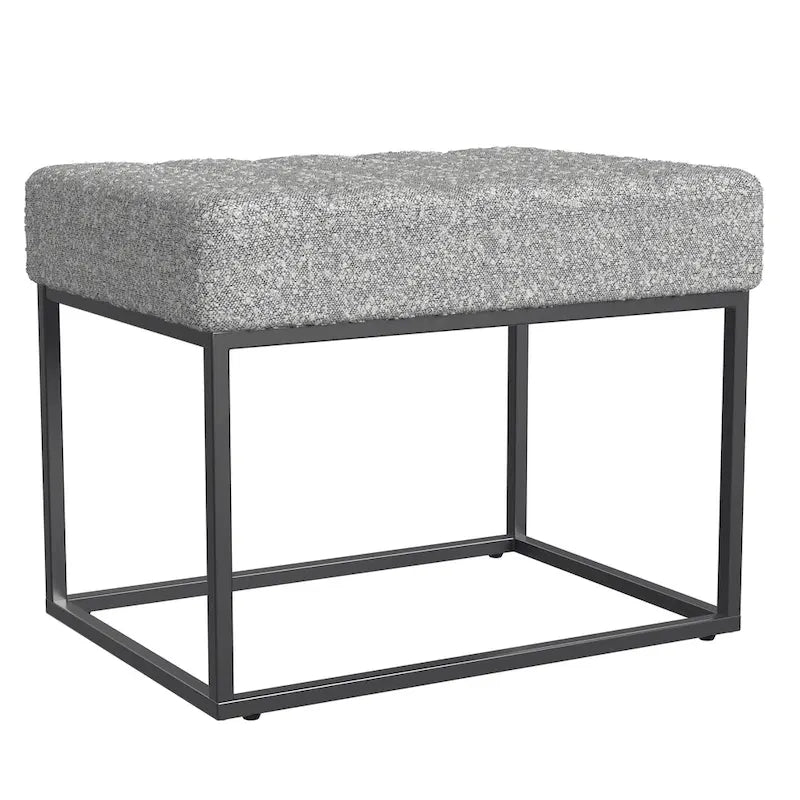 HomePop Theodore Upholstered Ottoman