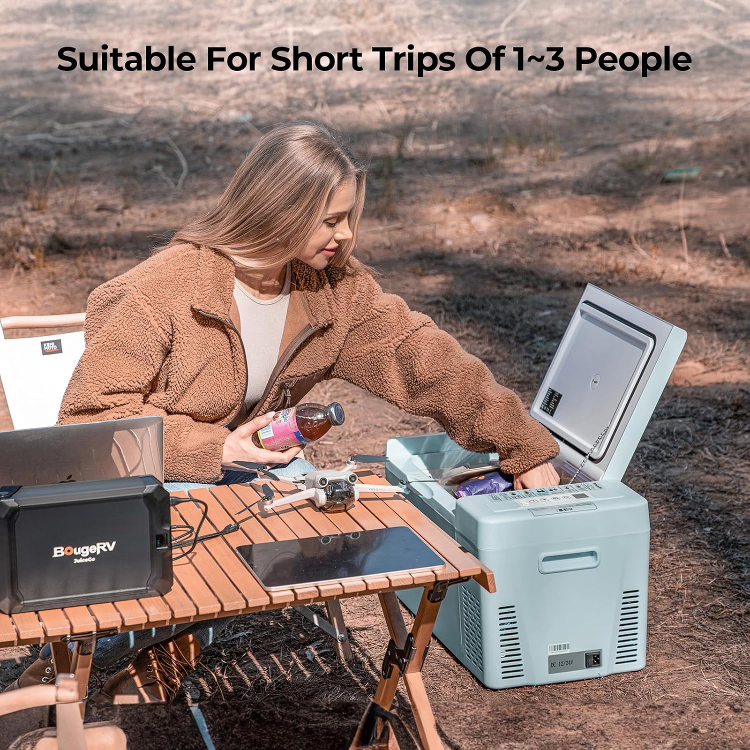 12 Volt Refrigerator 12V Car Fridge 23 Quart Portable Freezer Compressor Cooler 12/24V DC 110~240 Volt AC for Truck Van RV Camper SUV Travel Camping Road Trips Tailgating -7��~50��