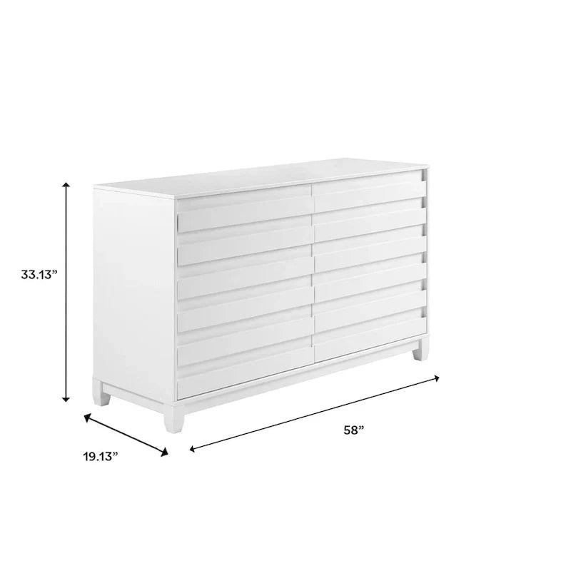 Middlebrook Modern Solid Wood 6-Drawer Chest