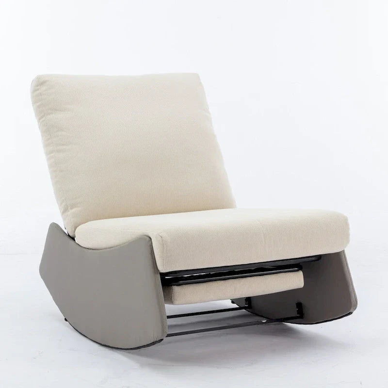 GDFStudio Contemporary Rocking Recliner with Footrest