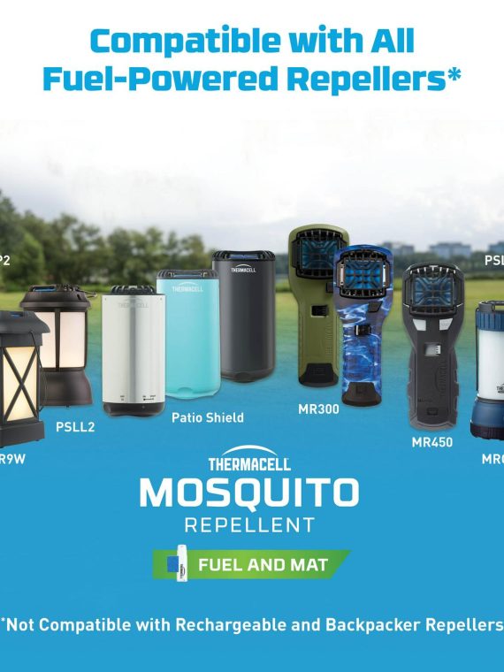 2025 Thermacell Mosquito Repellent Refills with 120-Hour Mosquito Protection, 10 Pack