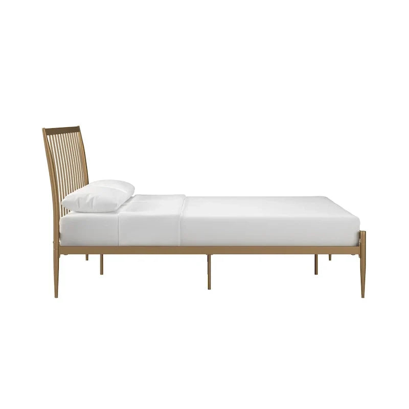 iNSPIRE Q Bold Parkcrest Gold Metal Bed