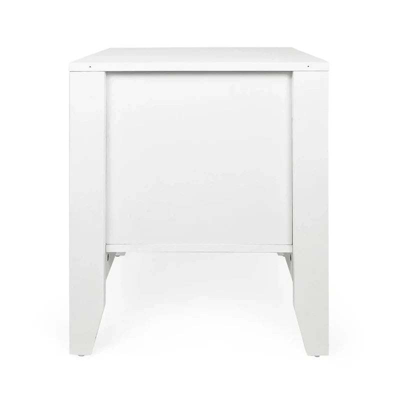 Set of 2 Foisy Faux Wood Nightstands with Drawer by Christopher Knight Home
