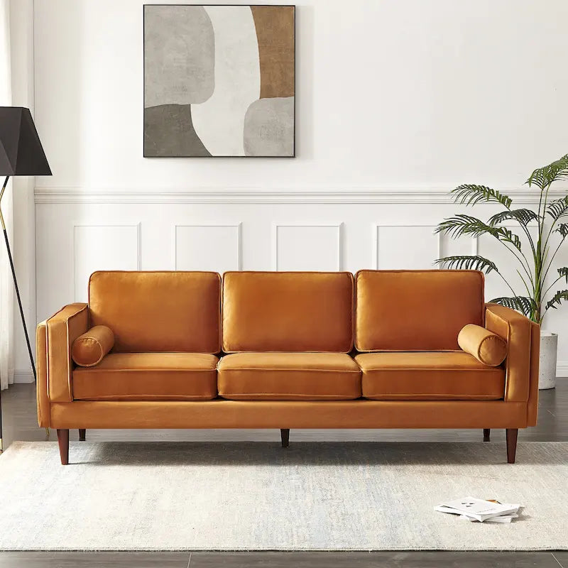 Lavinia Mid-Century Modern Sofa for Living Room - Dimensions: 33 x 88 x 34 inches