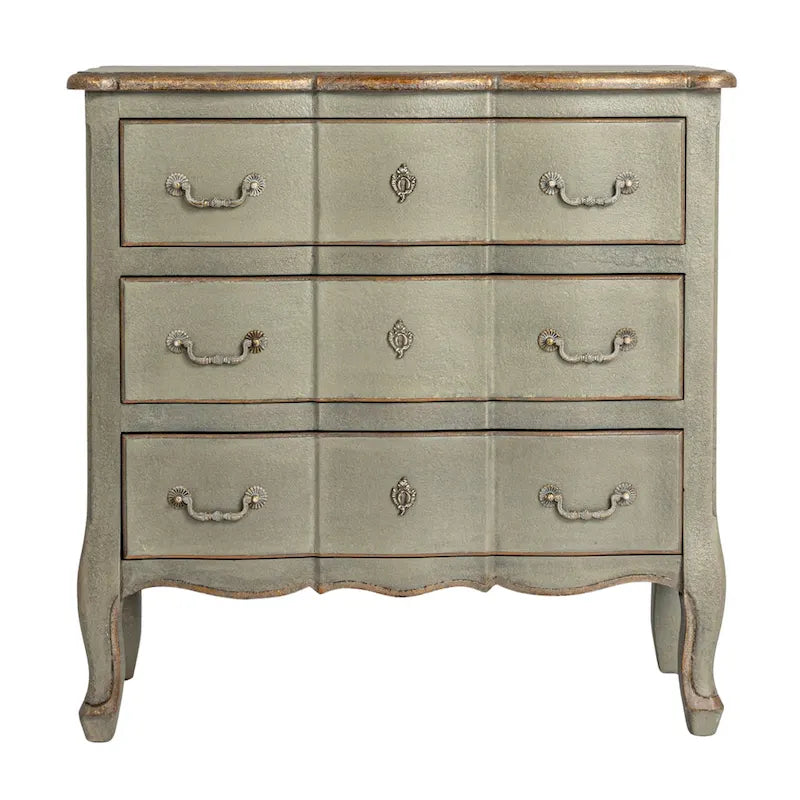 Rustic 3-Drawer Dresser with Distressed Finish