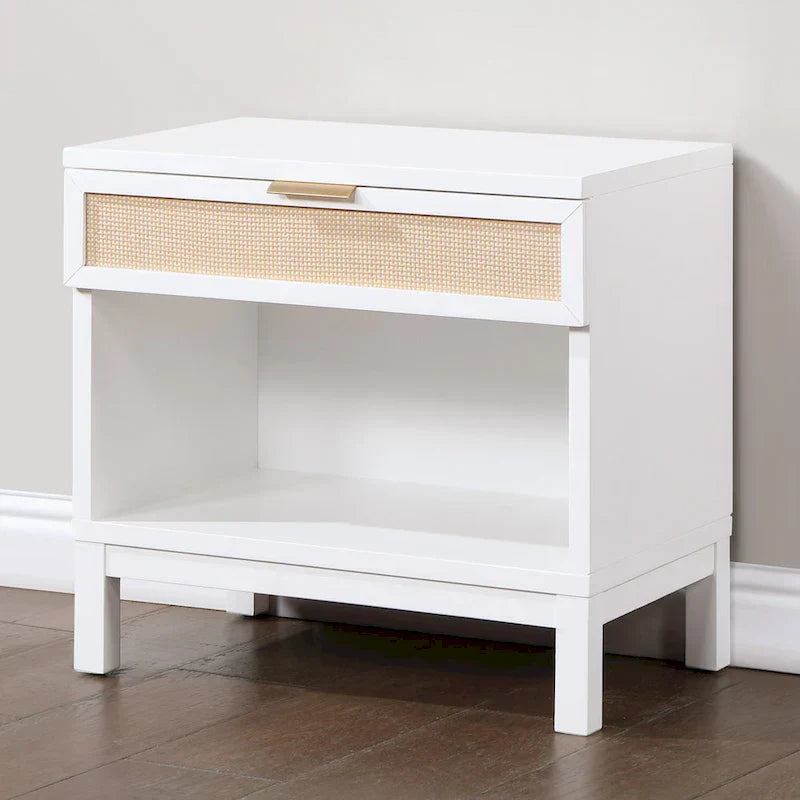 Greyson Living Brighten Cane Nightstand with 1 Drawer