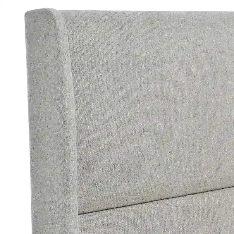 Roundhill Furniture Rozitta Upholstered Wingback Bed with Platform Design