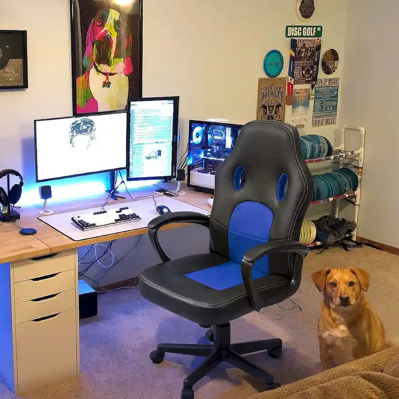 Homall Ergonomic High-Back Leather Gaming and Office Chair