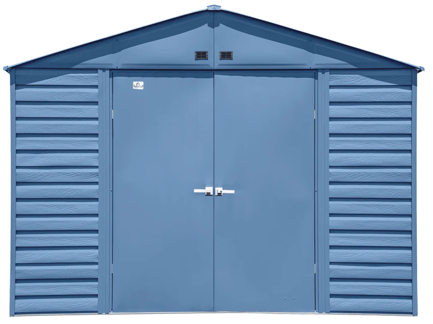 2025 Select Steel Storage Shed, 10x14, Blue Grey