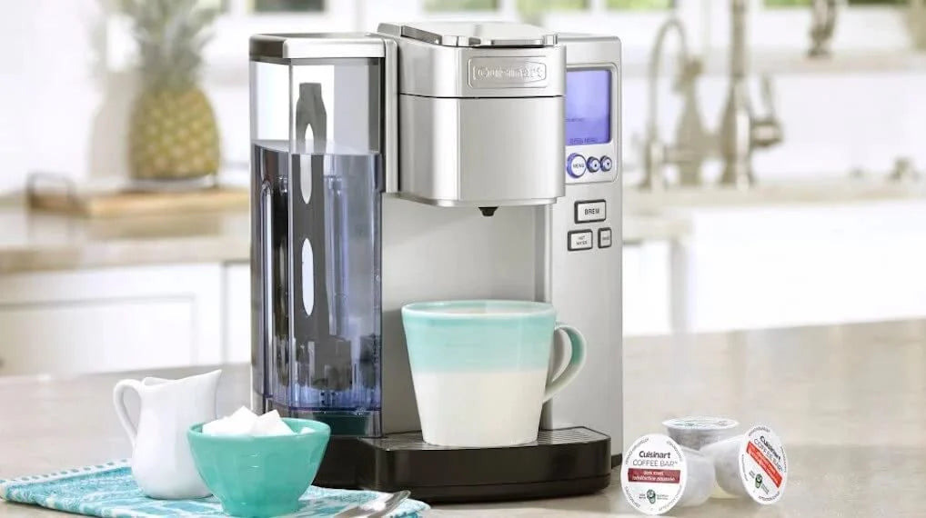 Cuisinart SS-10P1 Coffee Maker Single Serve 72-Ounce Reservoir Coffee Machine, Programmable Brewing and Hot Water Dispenser, Stainless Steel