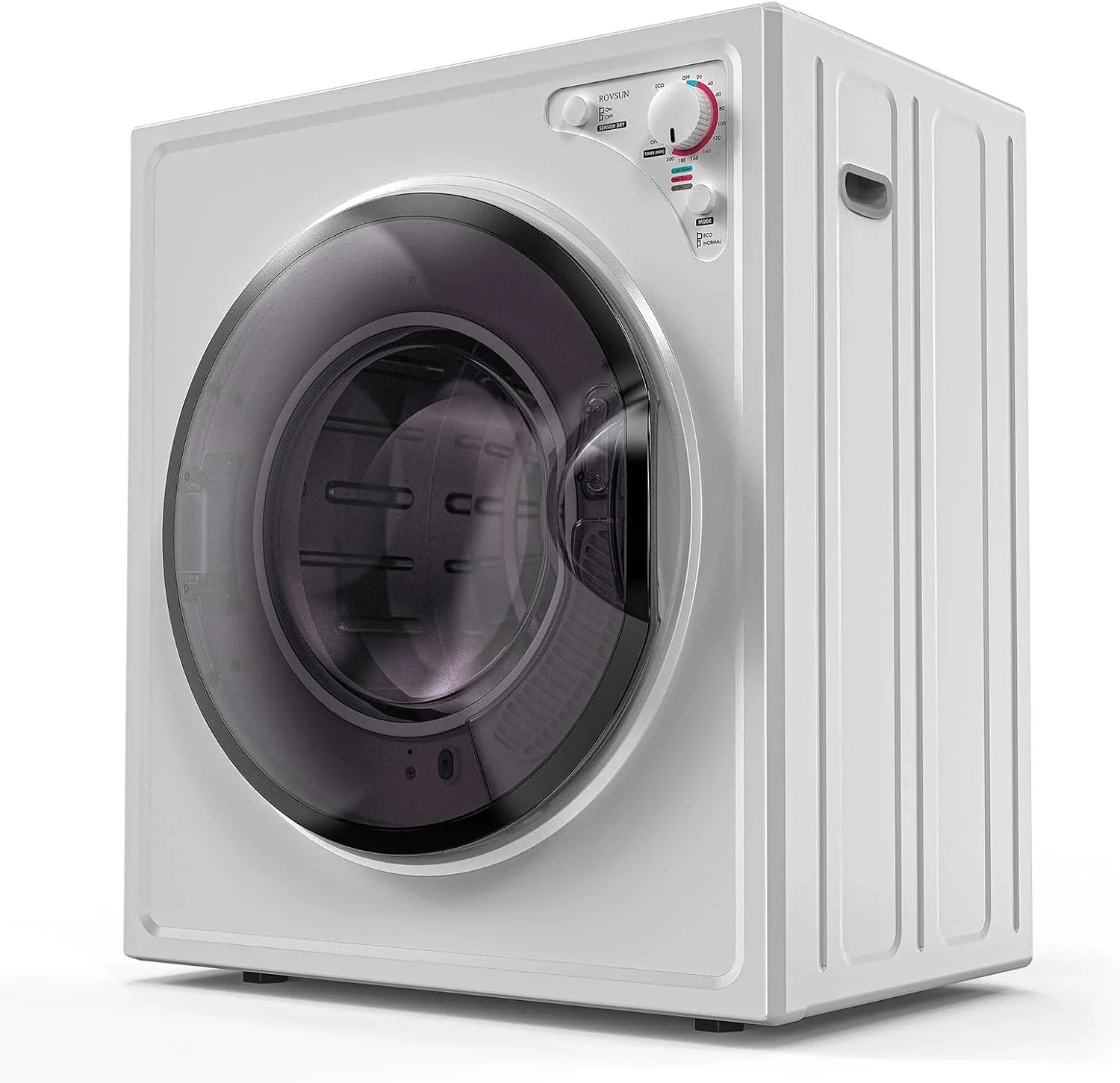 ROVSUN 110V Portable Clothes Dryer, High End Laundry Front Load Tumble Dryer Machine