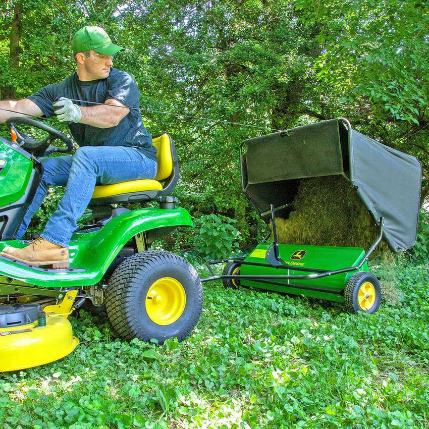 42 in. 24 cu. ft. Tow-Behind Lawn Sweeper STS-42JDC