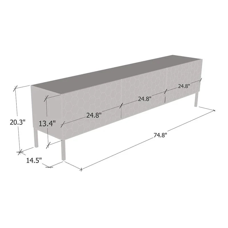 Hexa 01 75-Inch Television Stand